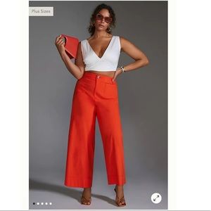 Maeve The Colette Cropped Wide-Leg Pants